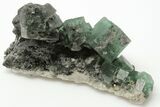 Cubic Green Fluorite Crystal Cluster - China #197166-1